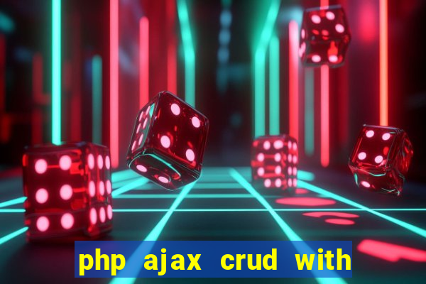 php ajax crud with datatables and bootstrap modals